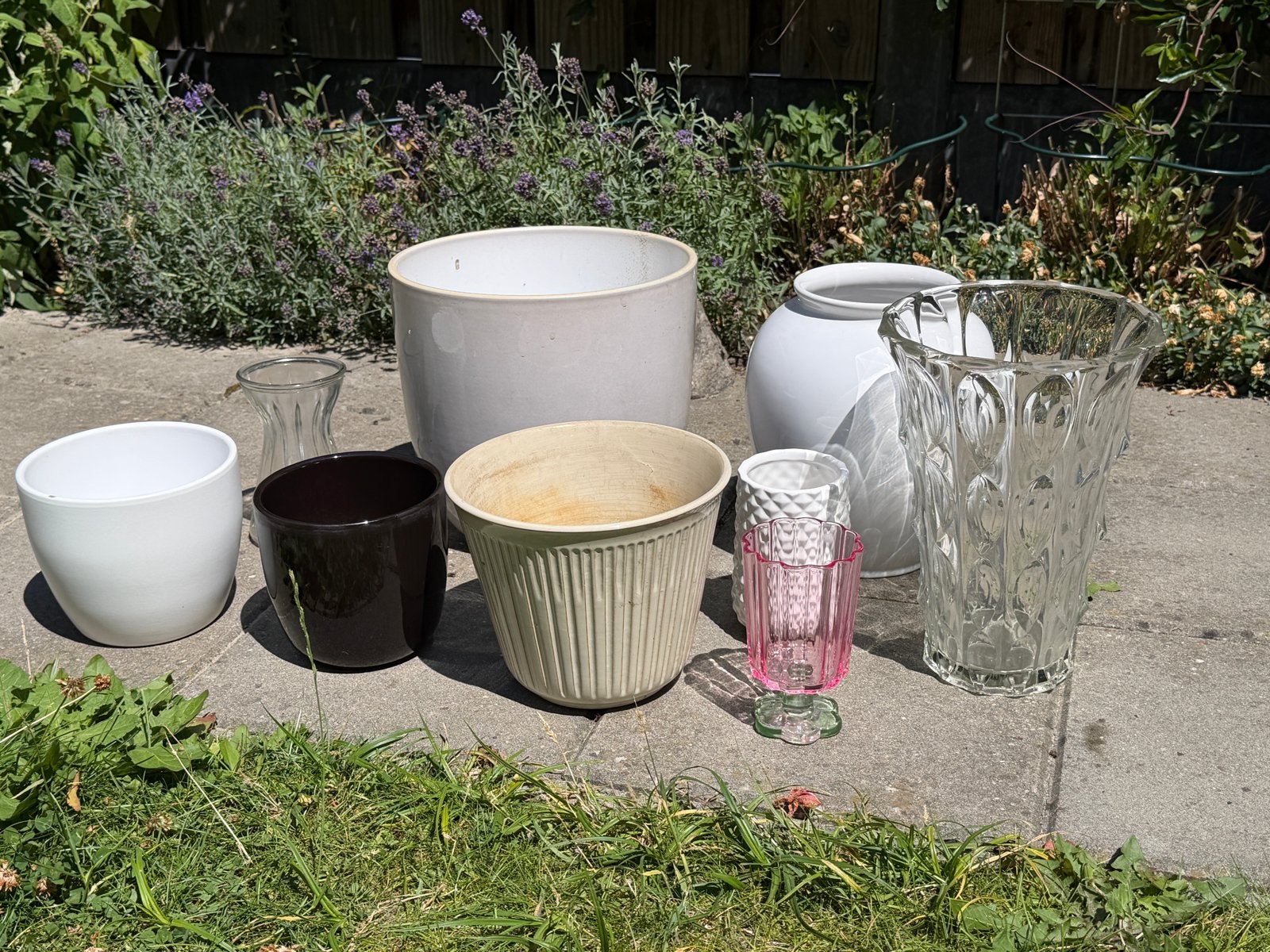 GRATIS vazen, potten en aardewerk - alles in één keer weg, Tuin en Terras, Bloempotten, Ophalen, Gebruikt, Binnen, Overige vormen