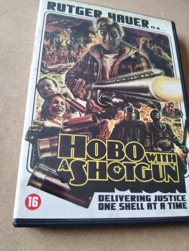 Dvd Hobo with a Shotgun NLO Rutger Hauer, Vanaf 16 jaar, Ophalen of Verzenden, Zo goed als nieuw, Actie