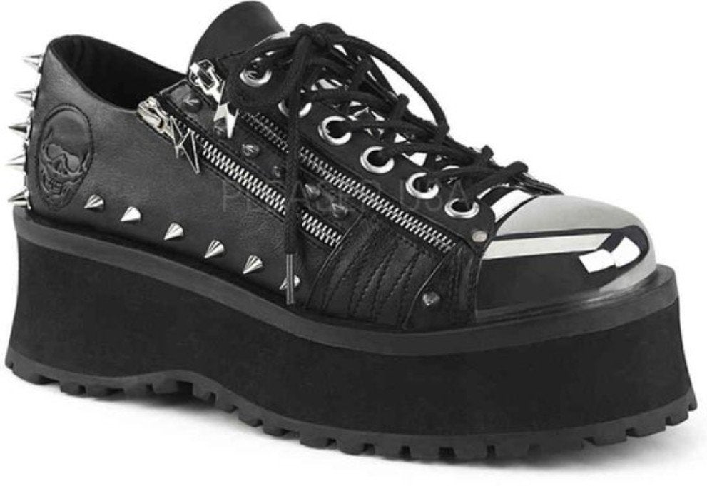 DemoniaCult GraveDiggers 04s - Gothic Platform Schoenen, Kleding | Dames, Schoenen, Overige kleuren, Ophalen of Verzenden, Sneakers of Gympen