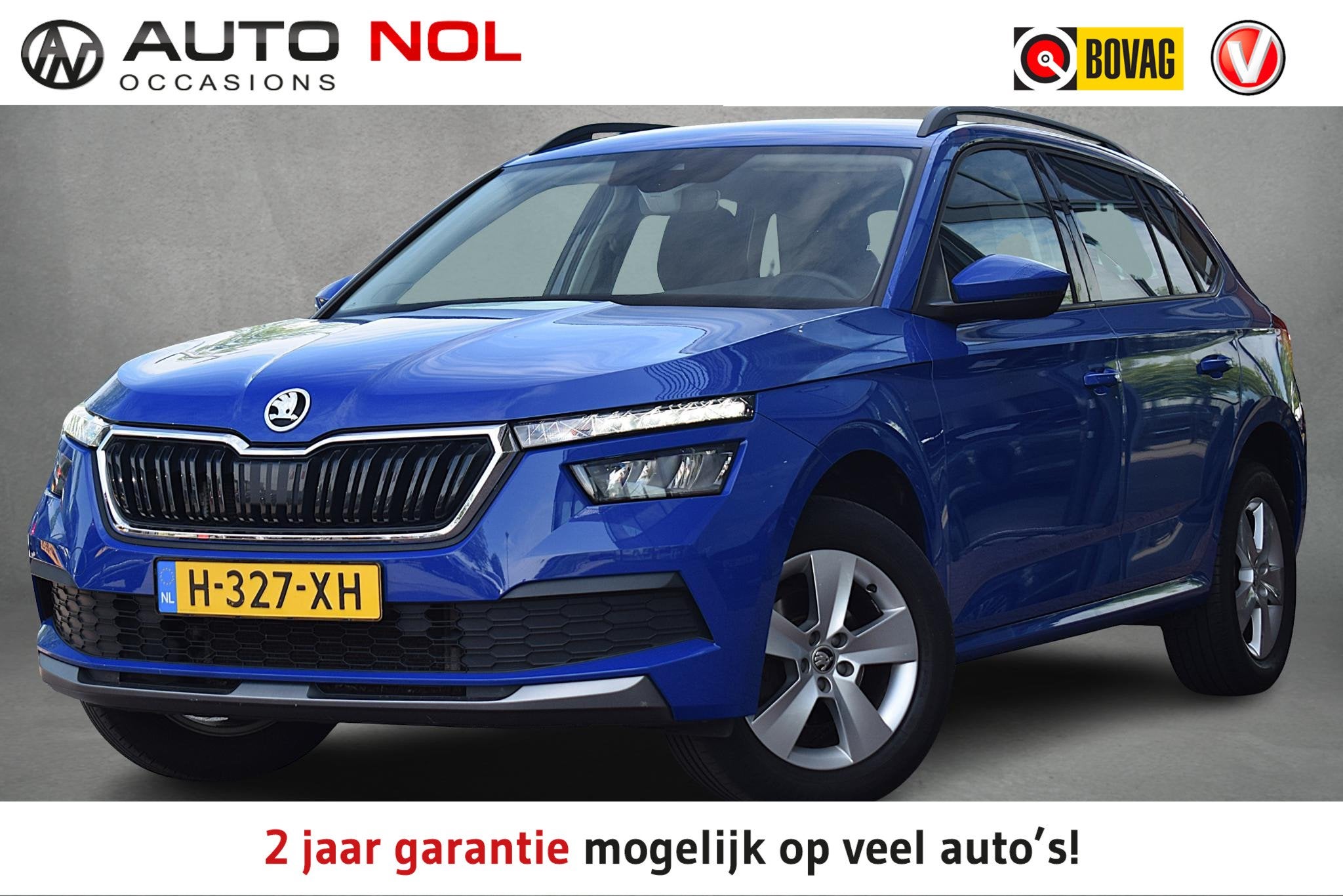 Skoda Kamiq 1.0 TSI Ambition | Trekhaak | Apple CarPlay | Cl, Auto's, Skoda, 1131 kg, Stof, Gebruikt, Blauw
