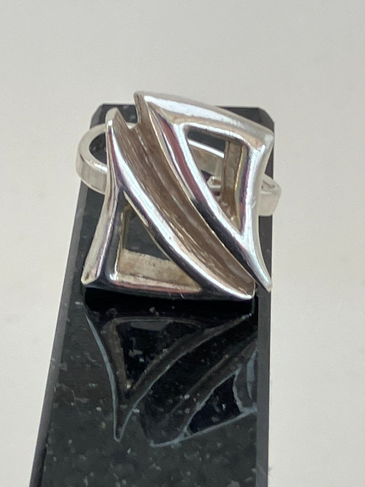 Zilveren ring, Ophalen of Verzenden, Dame, Zilver, Kleiner dan 17