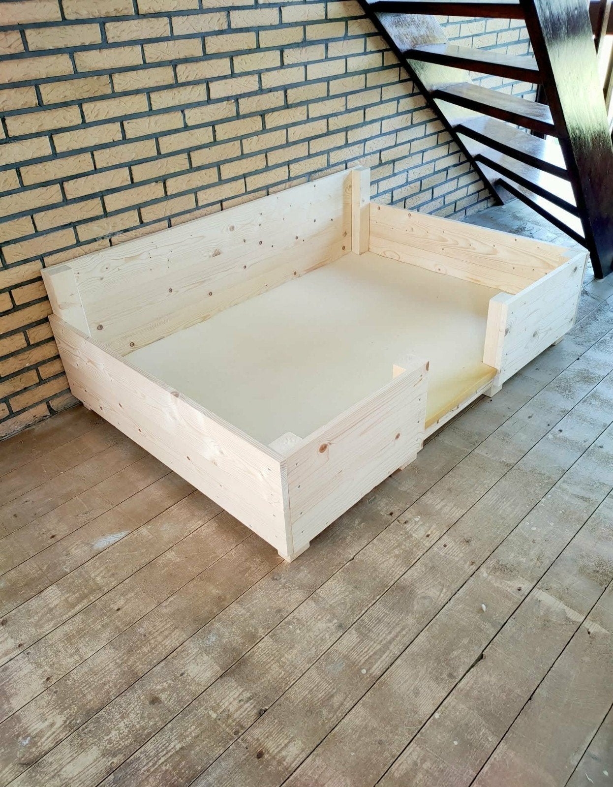 Handgemaakte massief houten hondenmand mand werpkist puppies, Dieren en Toebehoren, Ophalen, Overige