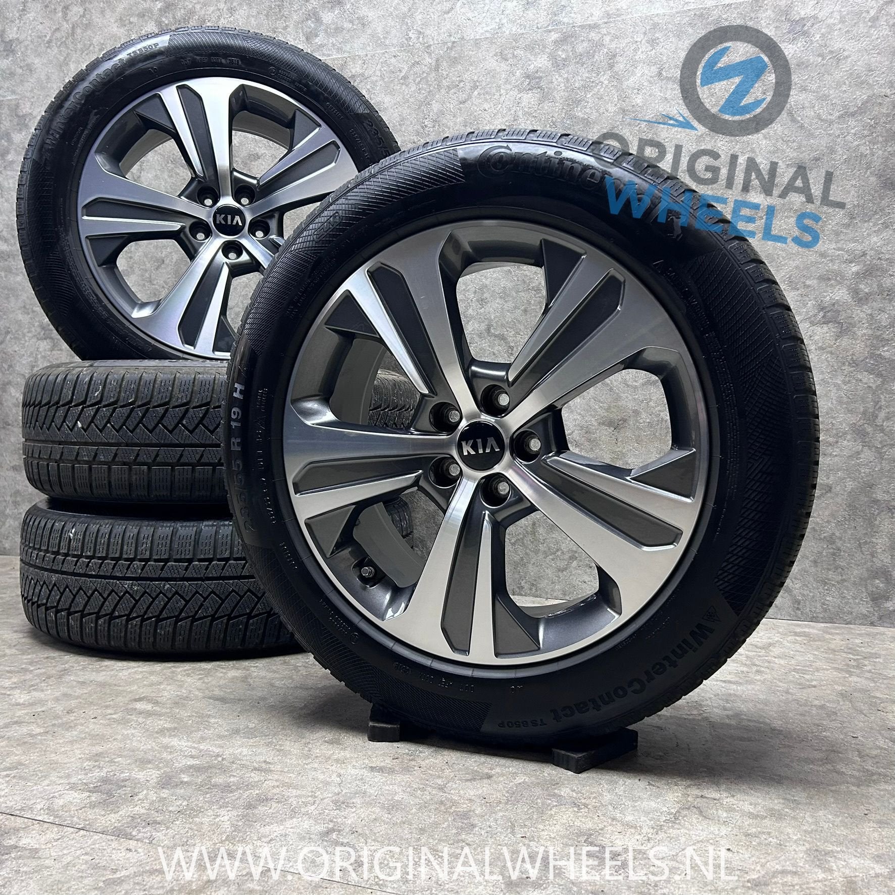 19 inch originele velgen + winterbanen Kia Sorento, 19 inch, Gebruikt, -, -