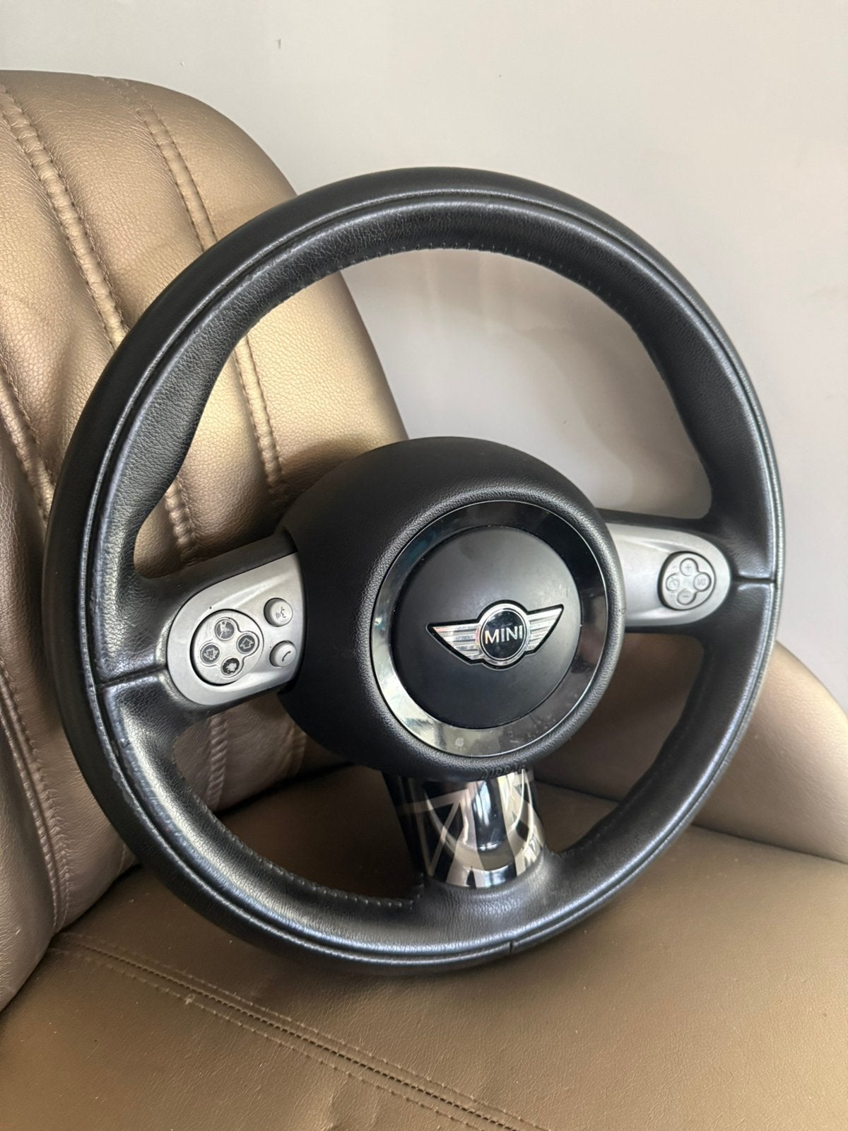Mini cooper r56 leder stuurwiel, Auto-onderdelen, Interieur en Bekleding, Ophalen of Verzenden, Mini