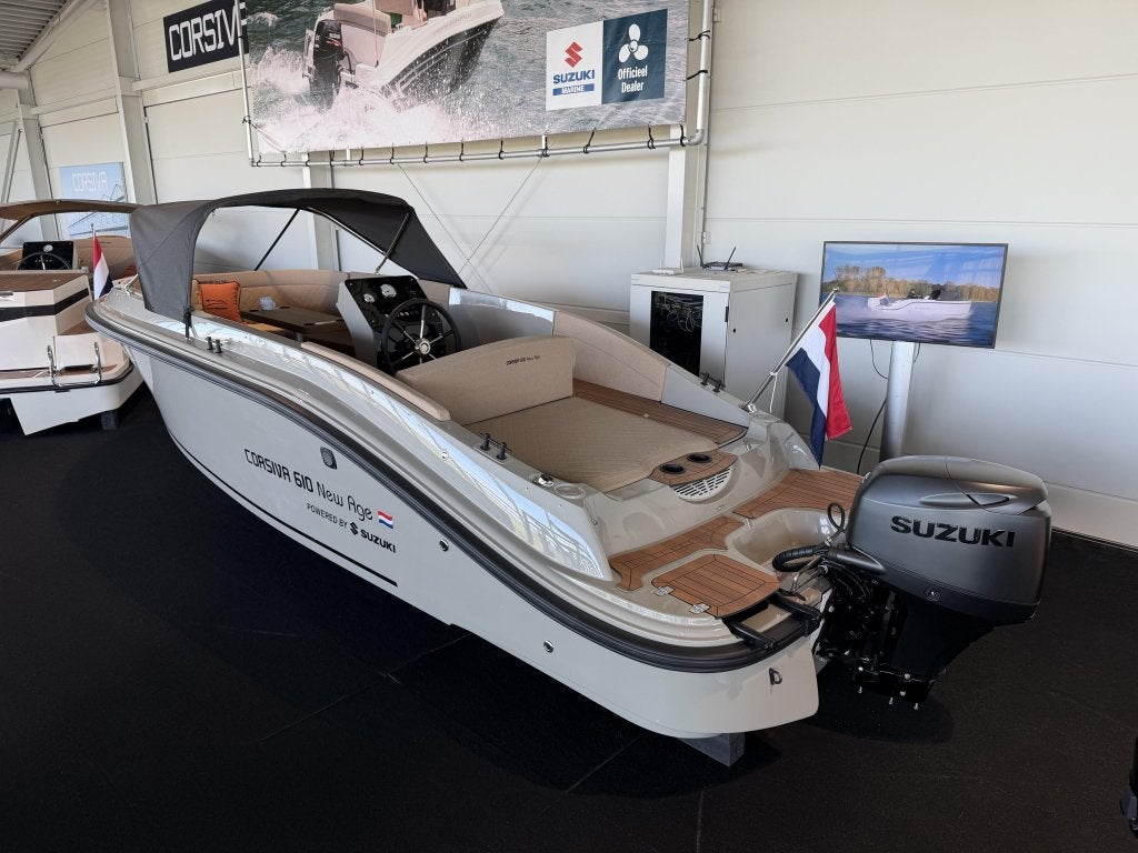 Corsiva 610 New Age + 60pk Suzuki Stealth (enige in NL), Tender, Nieuw, 6 m, 2 m
