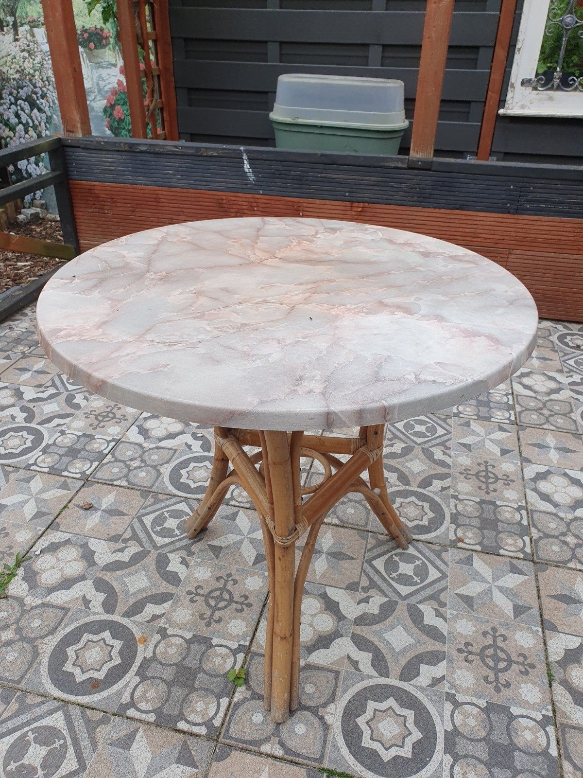 Tuintafel, Huis en Inrichting, Tafels | Eettafels, Ophalen of Verzenden, Rechthoekig, 50 tot 100 cm