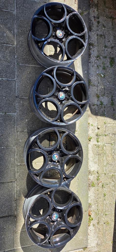 18 inch velgen 5x110 voor Alfa Romeo Giulietta, Brera, Mito, 18 inch, Gebruikt, Velg(en), Ophalen of Verzenden