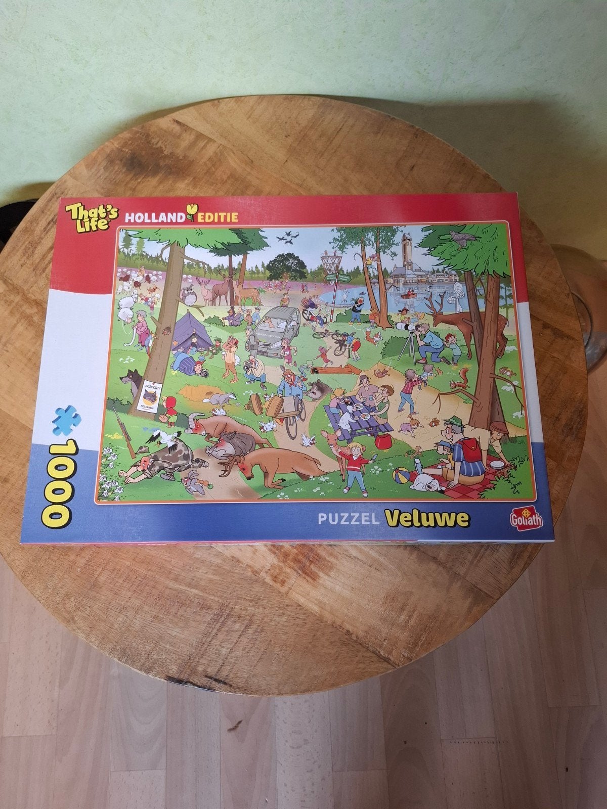 Goliath That's Life Holland Editie Veluwe Puzzel 1000 st, Ophalen of Verzenden, 500 t/m 1500 stukjes, Zo goed als nieuw, Legpuzzel