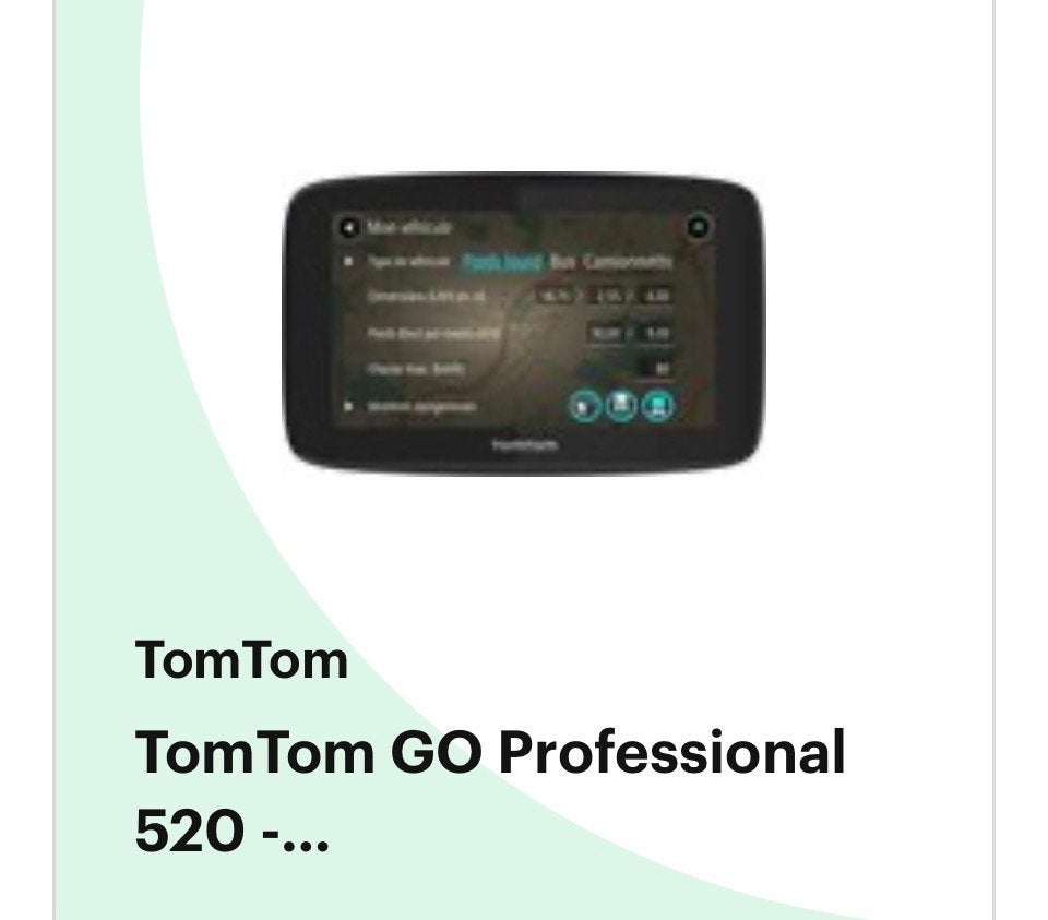TomTom GO Professional 520 Navigatiesysteem, Ophalen of Verzenden, Zo goed als nieuw