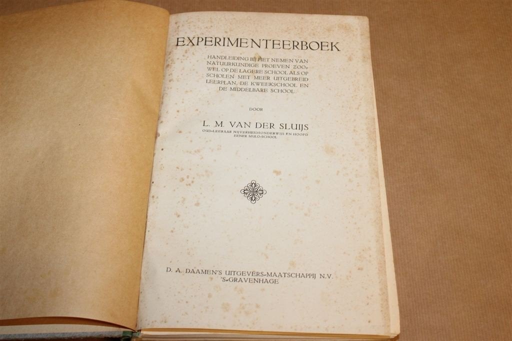 Experimenteerboek — Handleiding Natuurkundige Proeven 1929, Antiek en Kunst, Antiek | Boeken en Bijbels, Ophalen of Verzenden
