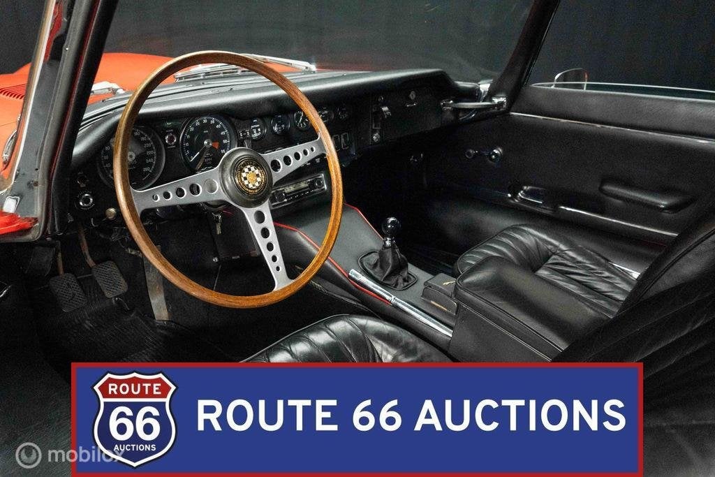 Jaguar E-Type Coupe Series 2 | 1970 | Route 66 Auctions, Overige carrosserieën, Zwart, Bedrijf, Handgeschakeld