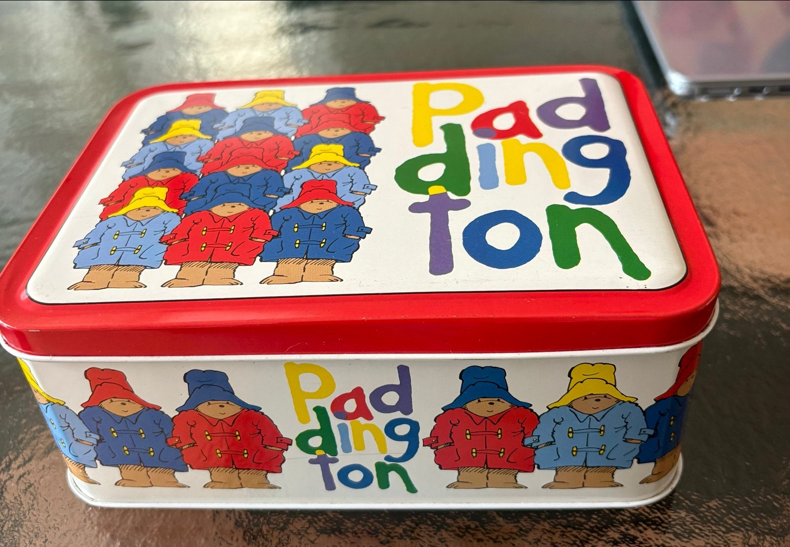 Vintage Paddington Bear blikken doos - 1993, Ophalen of Verzenden, Zo goed als nieuw