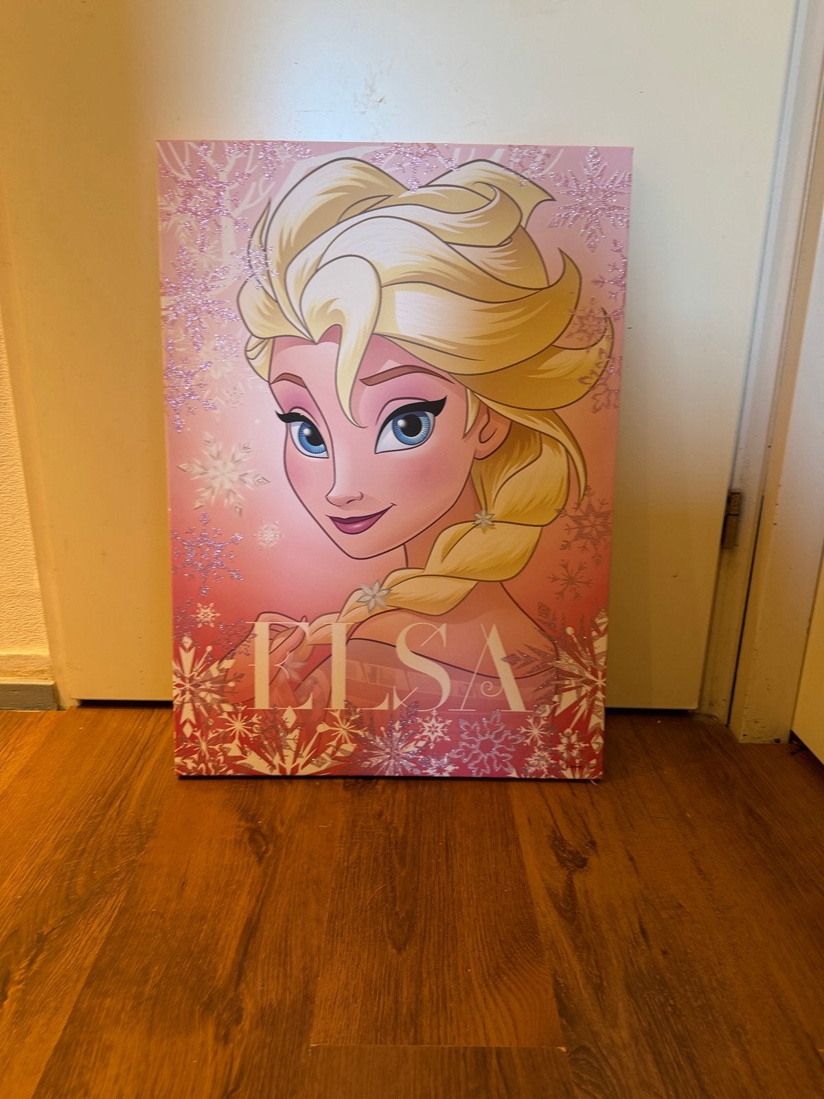 Elsa Frozen Canvas Schilderij - Disney Decoratie, Ophalen, 50 – 75, Minder dan 50 cm, Zo goed als nieuw