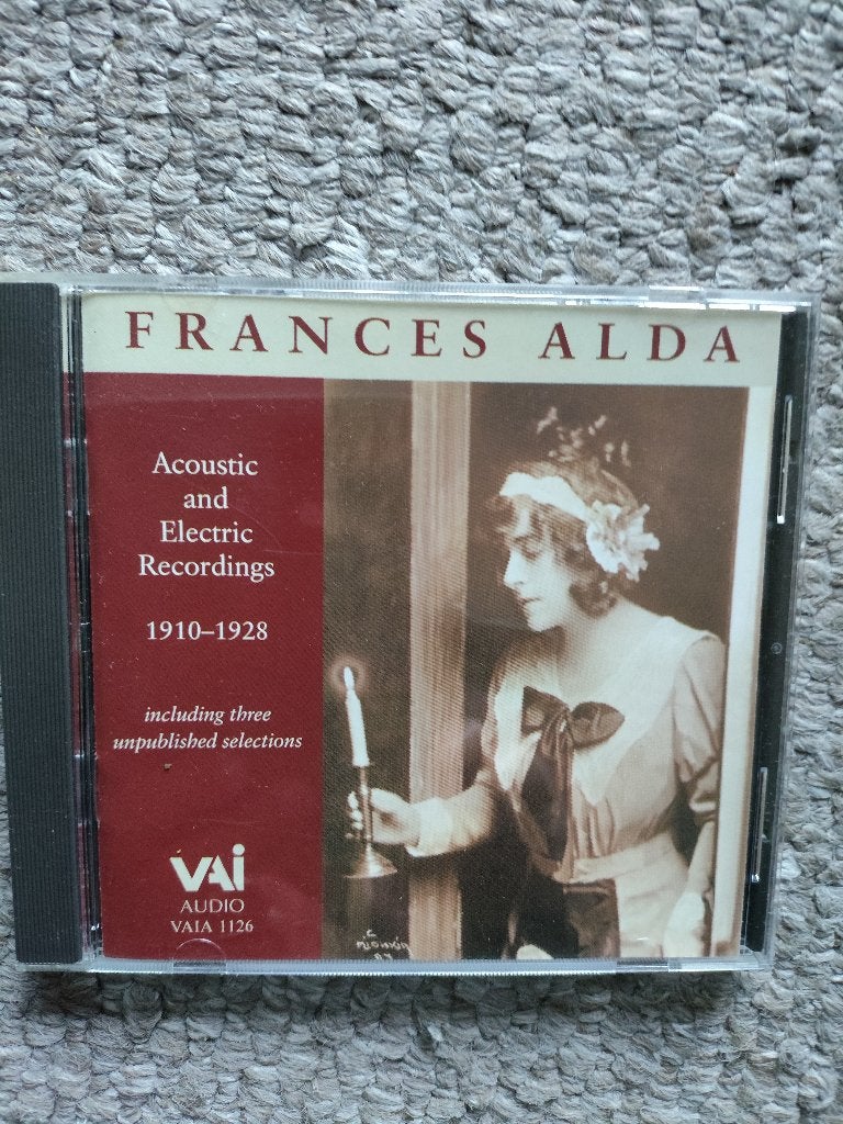 cd Frances Alda Acoustic and Electric Recordings 1910-1928, Ophalen of Verzenden, Zo goed als nieuw