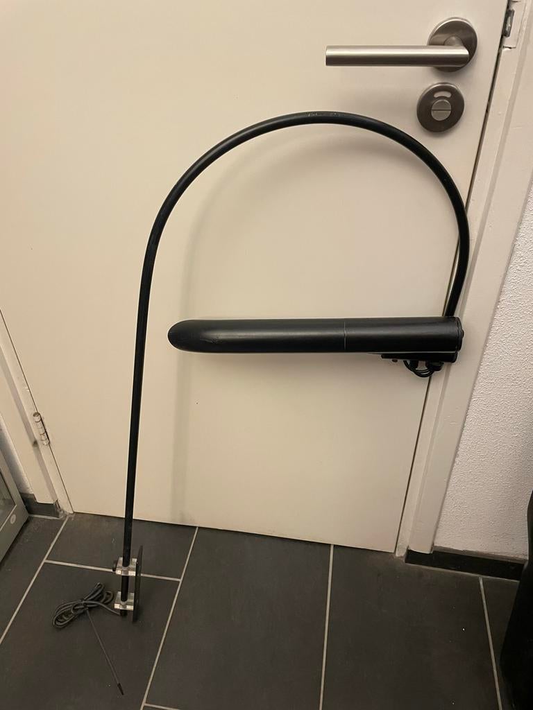 Koch & Lowy Vloerlamp - Zwart, Verstelbaar, Design Klassieke, Ophalen of Verzenden