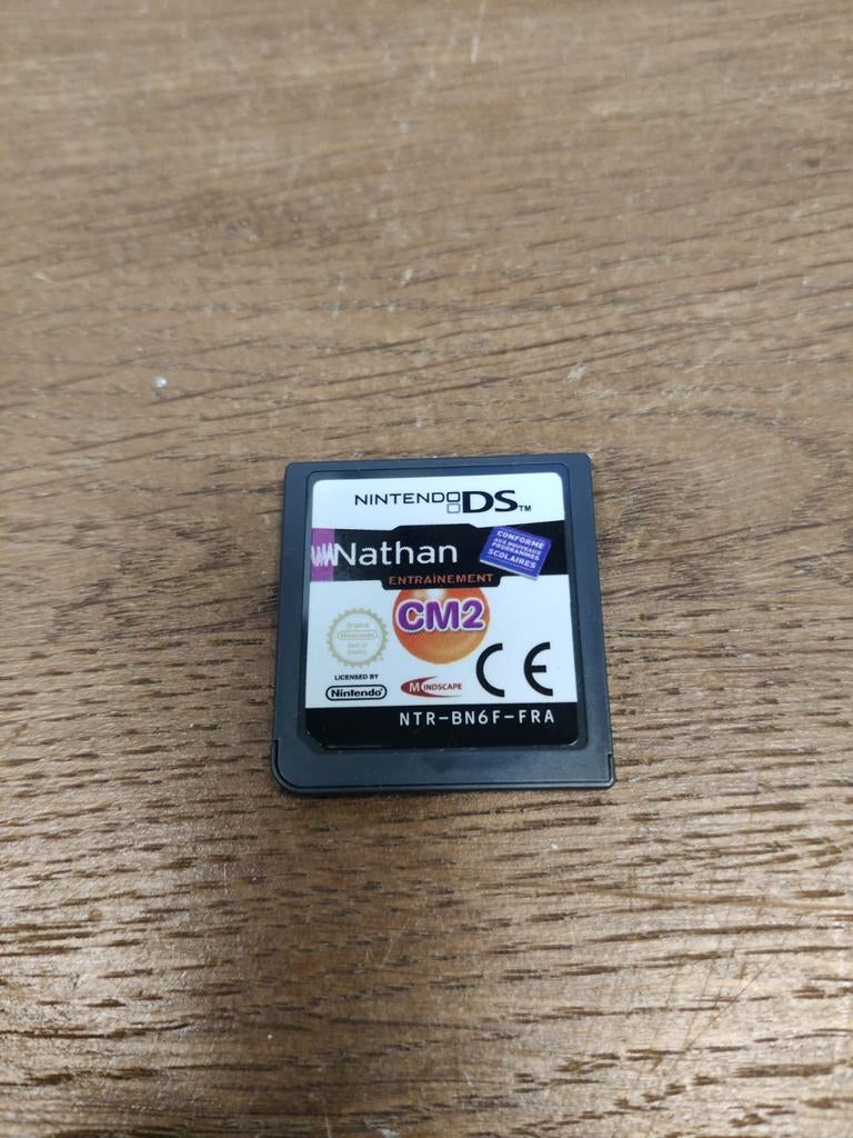 Nintendo DS Nathan Entraînement CM2 Educatief Spel, Puzzel en Educatief, 1 speler, Ophalen of Verzenden, Zo goed als nieuw