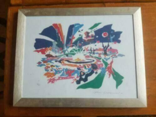 Litho Ron Offerman Rotterdam Erasmus RMS-litho   66 / 250, Antiek en Kunst, Ophalen