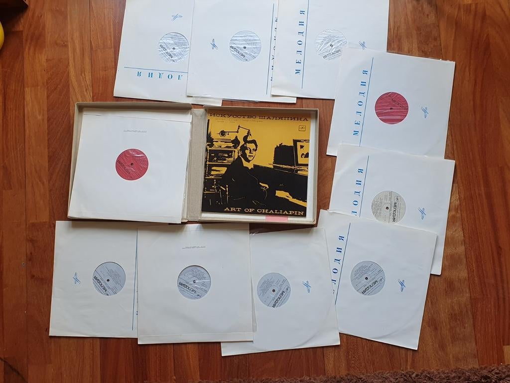 Feodor Chaliapin boxset russish opera, Ophalen of Verzenden, Zo goed als nieuw, 12 inch, Overige typen