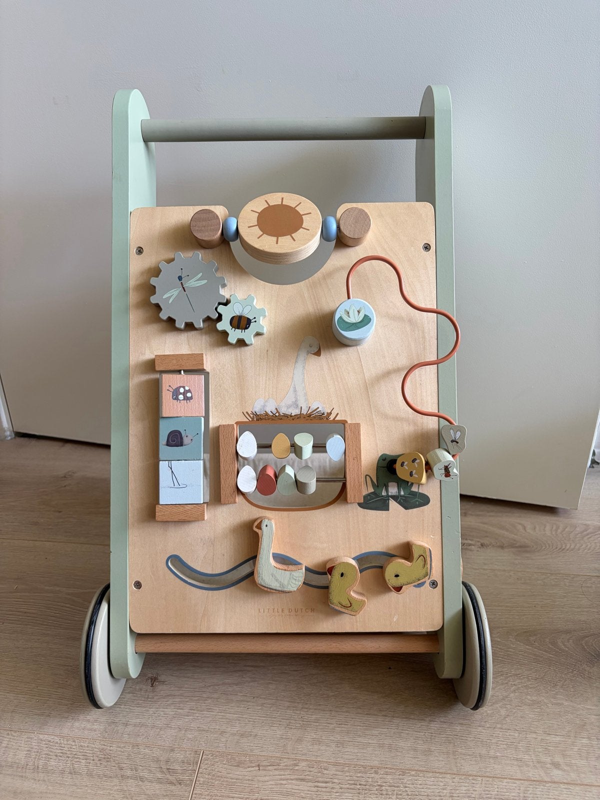 Little Dutch loopwagen met activiteitenbord, Ophalen, Gebruikt, Overige typen, Met wieltjes