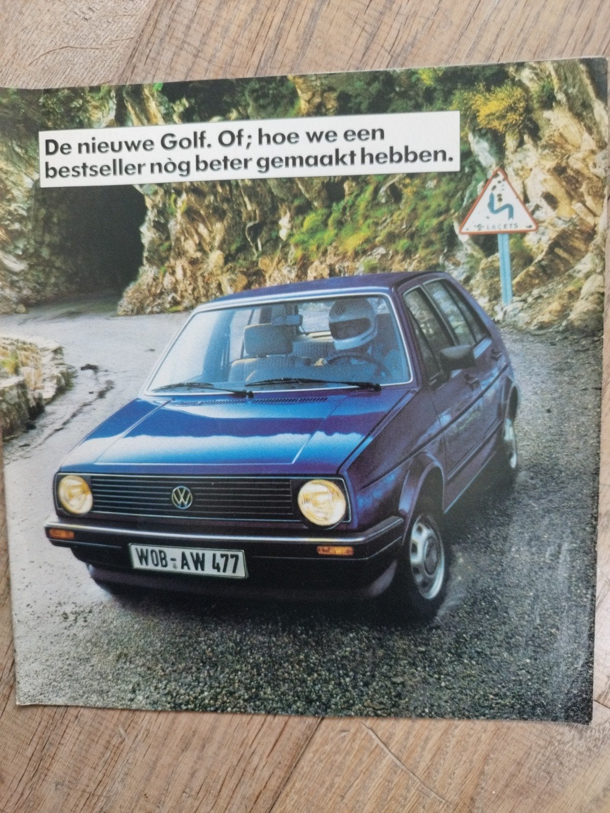 Volkswagen Golf brochure 1983 - De nieuwe Golf, Gelezen, Volkswagen, Ophalen of Verzenden, Volkswagen