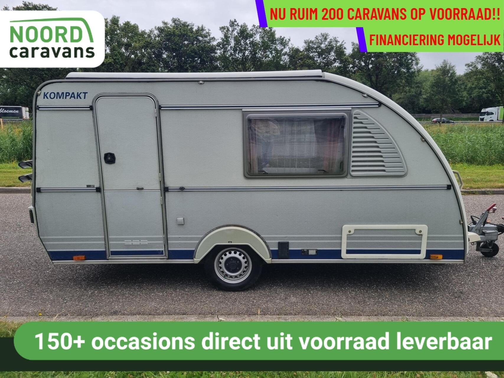 KIP KOMPAKT 37K HEFDAK + ENKELE BEDDEN+VOORTENT+LICHTGEWICHT, Caravans en Kamperen, Caravans, Radio, Kip, Bedrijf, Tot en met 3