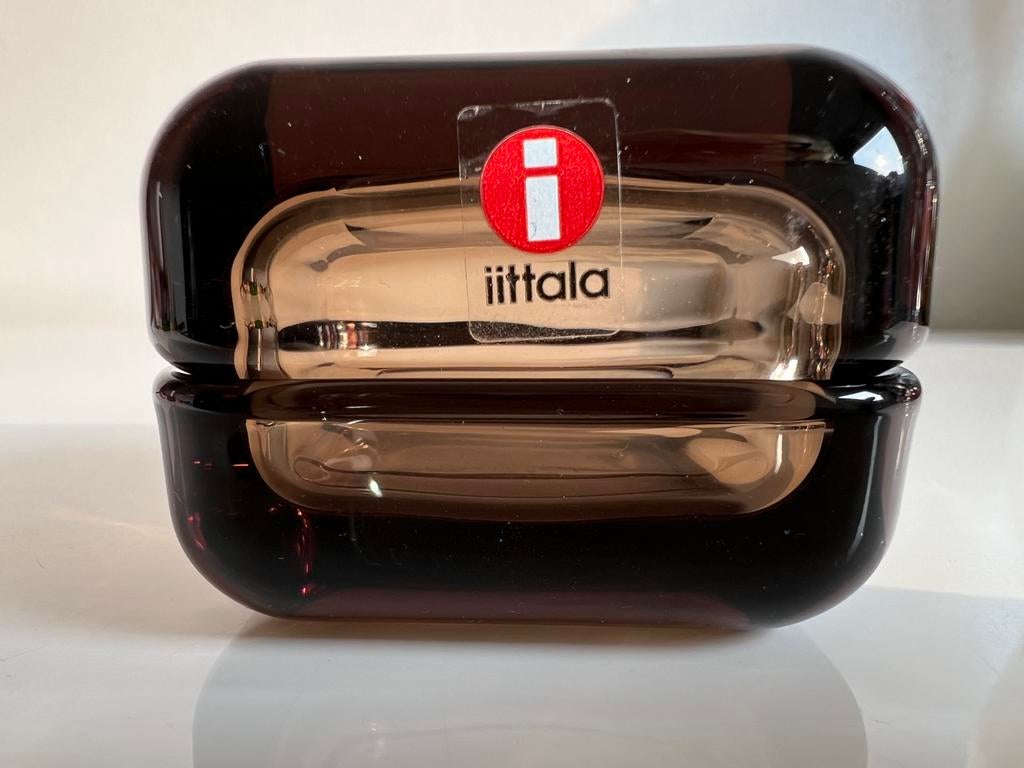 Iittala Vitriini Glas Box Smaragdgroen Penttinen~60x60, Schaal, Vierkant, Ophalen of Verzenden, Glas