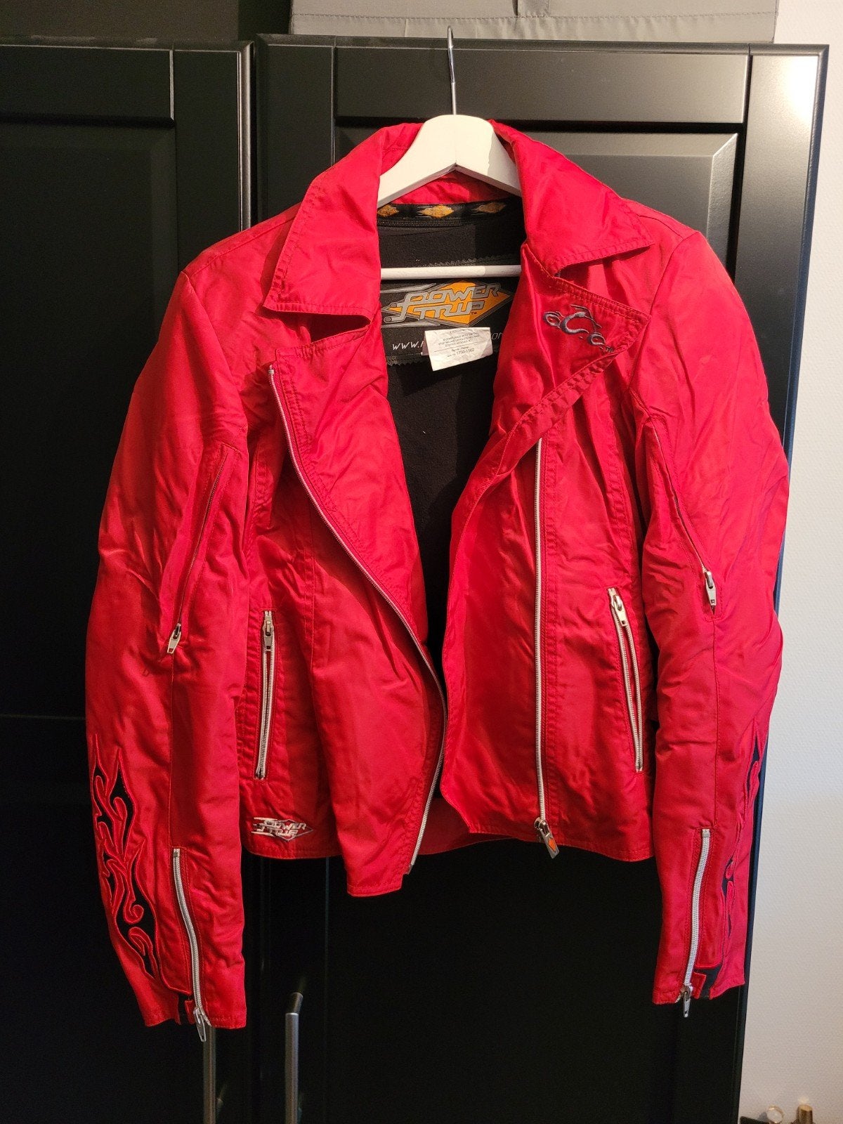 Power Trip Orange County Choppers Motorjas Dames Maat M, Motoren, Ophalen of Verzenden, Dames, Jas | textiel