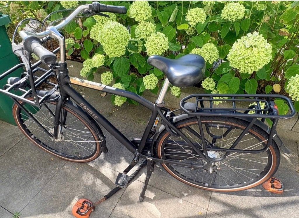 Gazelle Heavyduty Stadsfiets heren, maat 49, incl. kettingsl, Fietsen en Brommers, Fietsen | Heren | Herenfietsen, Gebruikt, Velgrem