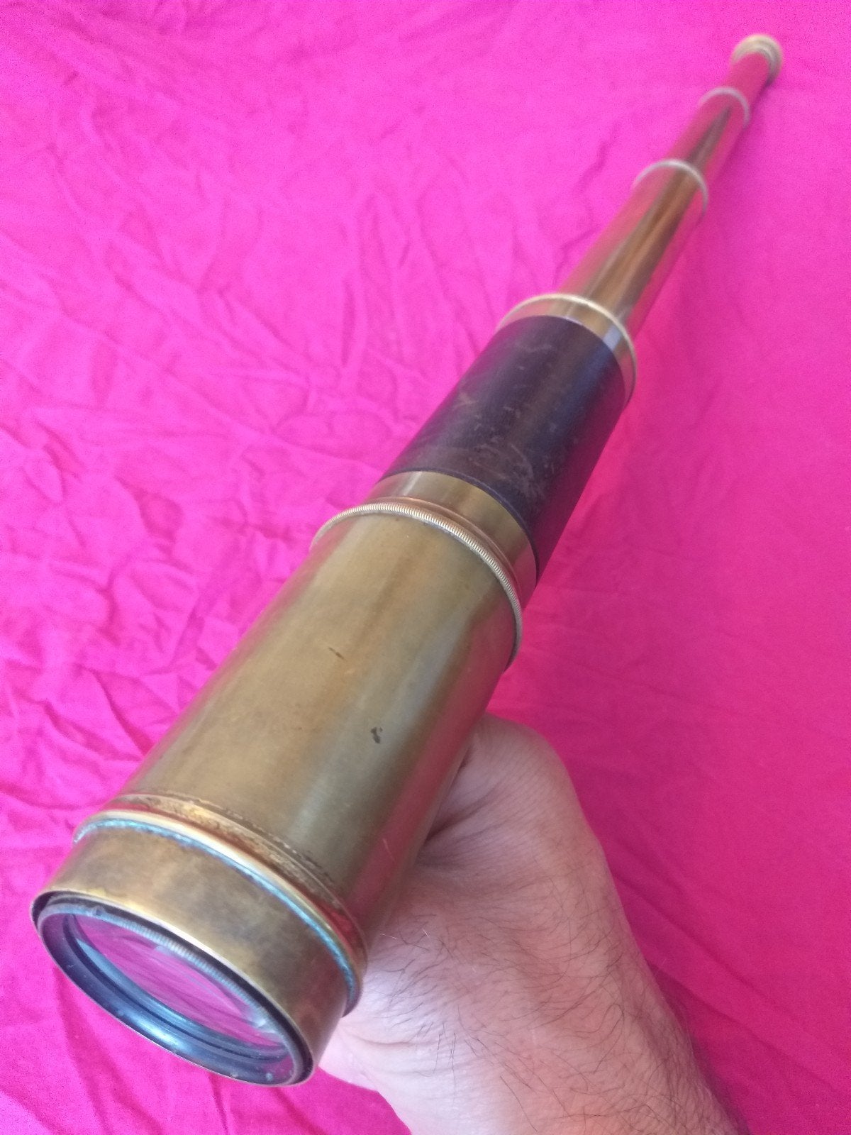 scheepstelescoop ANTIEK,,, DOE MAAR EEN BOD, Ophalen of Verzenden, Gebruikt