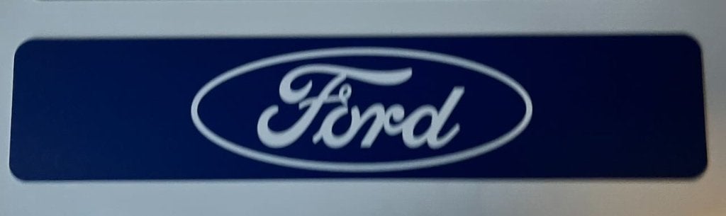 FORD - showplaat  kentekenplaat - reclamebord kunststof, Ophalen of Verzenden, Zo goed als nieuw, Auto's