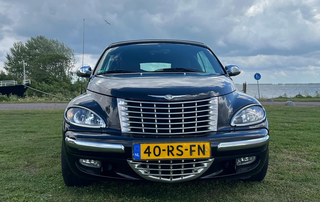 Supergave PT Cruiser Cabriolet, zwart met chroom, Auto's, Voorwielaandrijving, Zwart, Cabriolet, Zwart