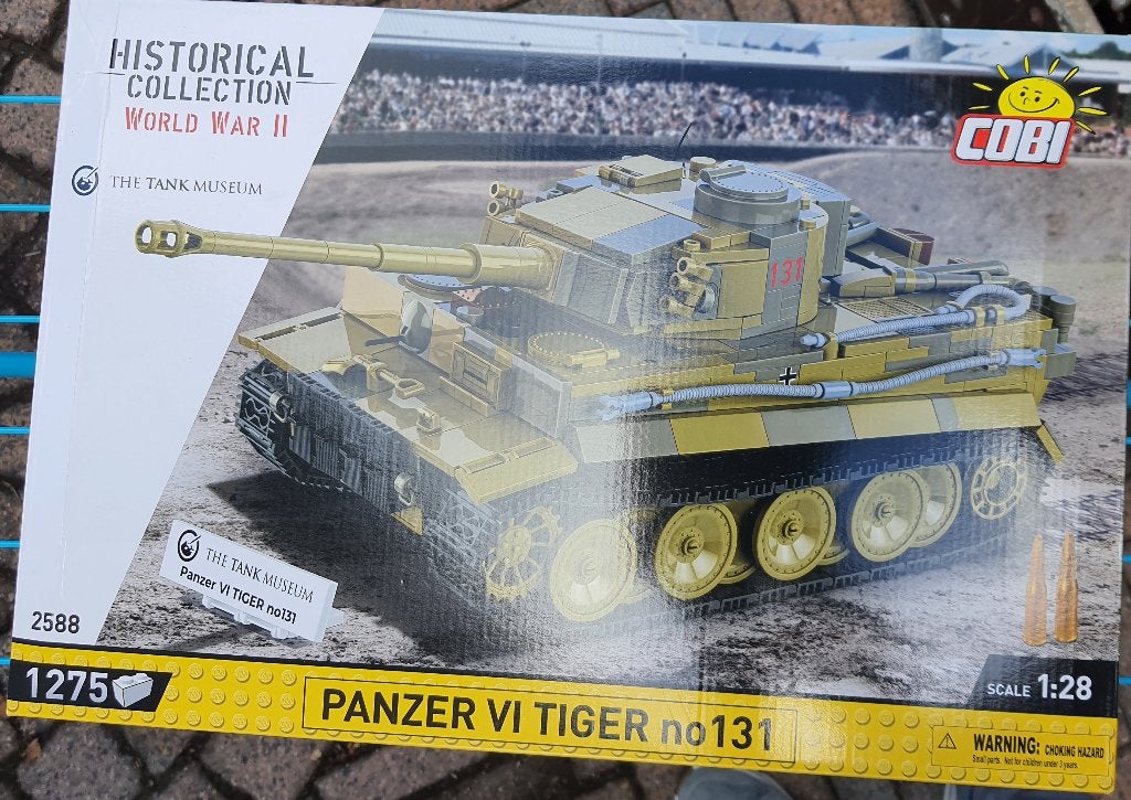 COBI Panzer VI Tiger no 131 The Tank MuseumNIEUW ONGEOPEND!!, Overige merken, Helikopter, Nieuw, Ophalen of Verzenden