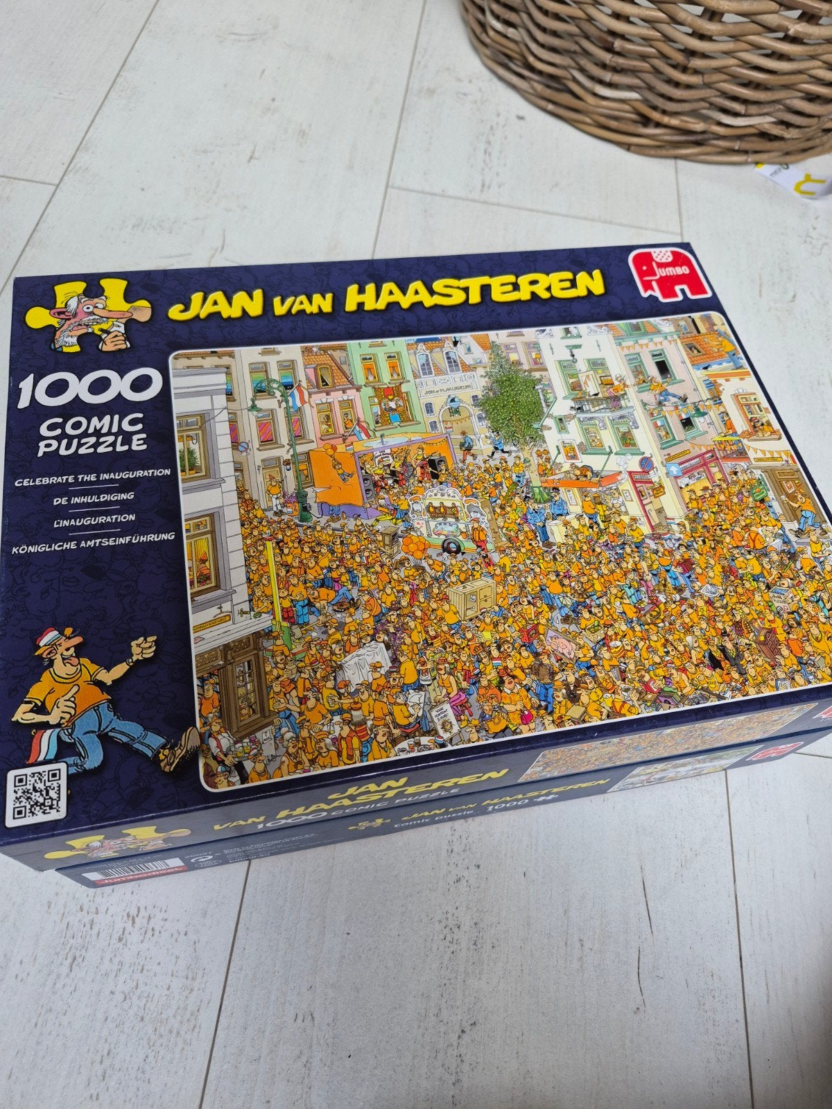 Jan van Haasteren 1000 stukjes - De Inhuldiging, Ophalen, 500 t/m 1500 stukjes, Zo goed als nieuw, Legpuzzel