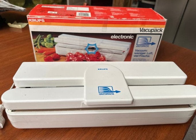 Krups Vacupack Electronic Vacumeermachine, Ophalen of Verzenden, Zo goed als nieuw
