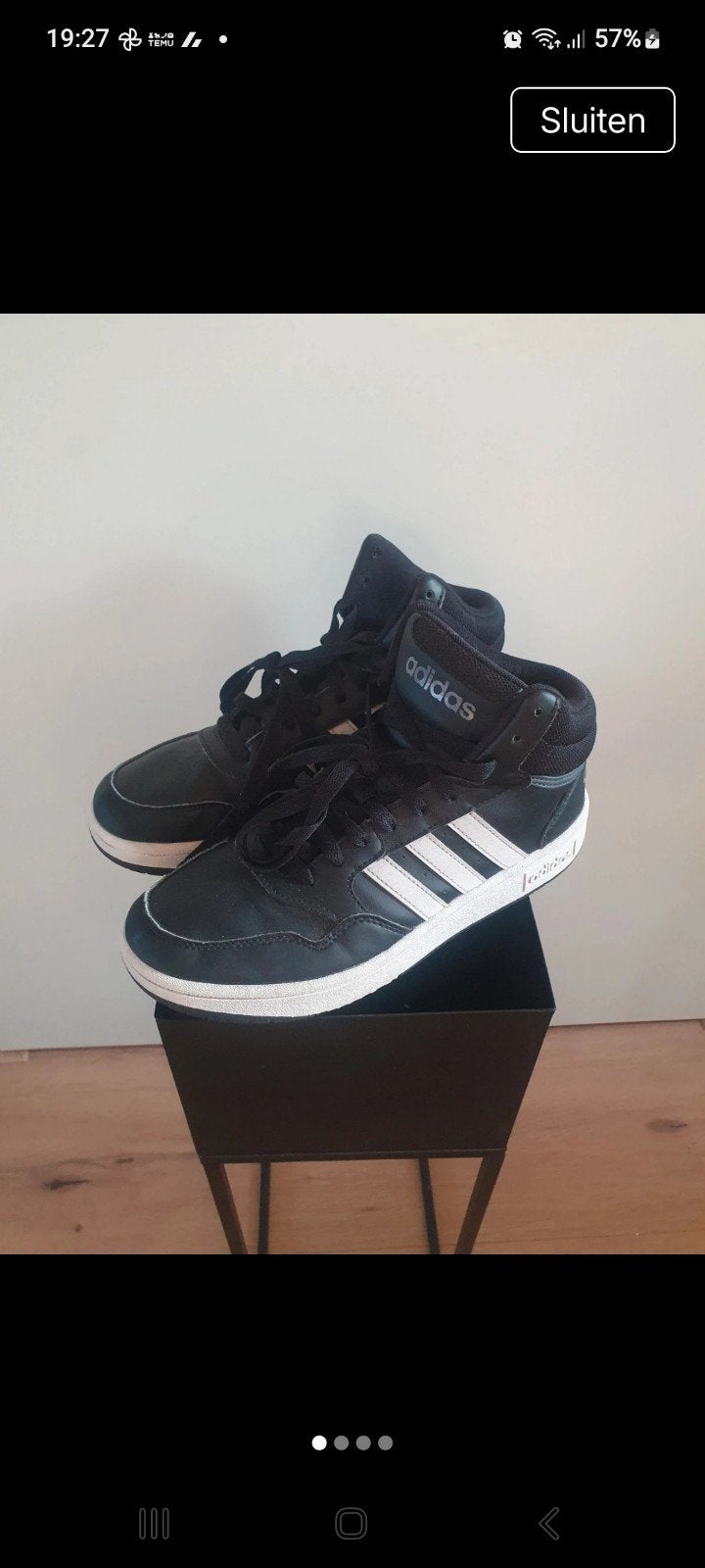 adidas mid hoops 3.0 maat 38.5, Adidas, Schoenen, Ophalen of Verzenden, Jongen
