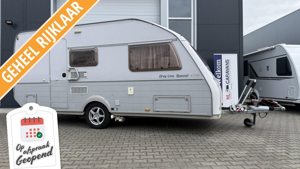 Kip Grey Line Special 47 TEB, Caravans en Kamperen, Schokbreker, Kip, Bedrijf, Treinzit