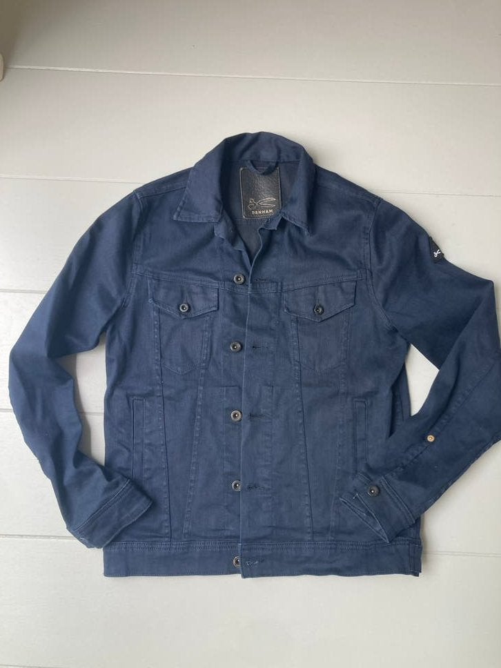 Denham spijkerjack maat S, Ophalen of Verzenden, Zo goed als nieuw, Blauw