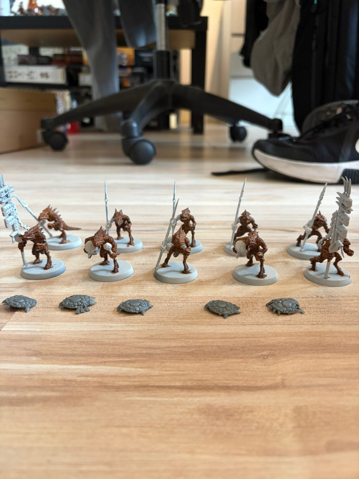 Warhammer age of sigmar seraphon saurus warriors #3, Hobby en Vrije tijd, Figuurtje(s), Warhammer, Ophalen of Verzenden, Zo goed als nieuw