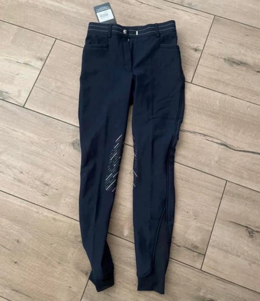 Nieuwe rijbroek 34 blauw hkm, Blauw, Nieuw, Ophalen of Verzenden, Maat 34 (XS) of kleiner