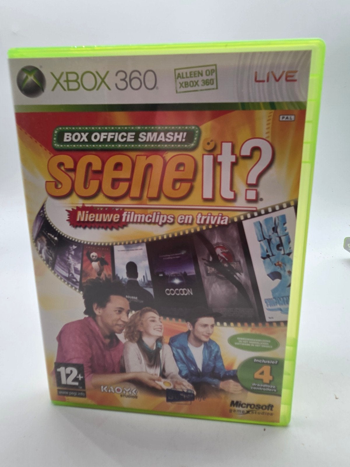 Scene It? Box Office Smash! Xbox 360 - Film Trivia, Gebruikt, One Microsoft Way, Redmond, WA 98052, USA, Overige genres, Ophalen of Verzenden