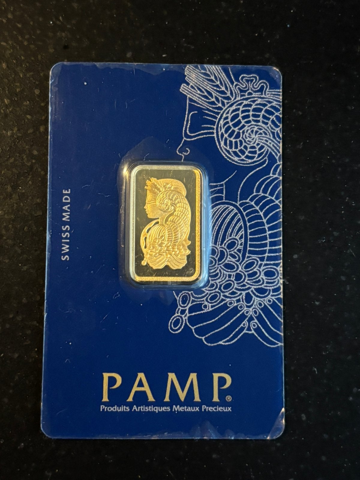 10 gram goud pamp suisse - blister verpakking .9999 puur, Ophalen of Verzenden, Goud