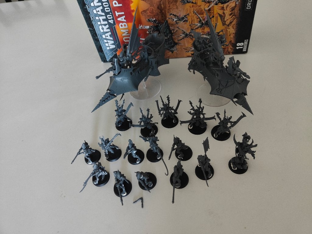 warhammer drukhari old combat patrol built, Hobby en Vrije tijd, Wargaming, Ophalen of Verzenden, Warhammer