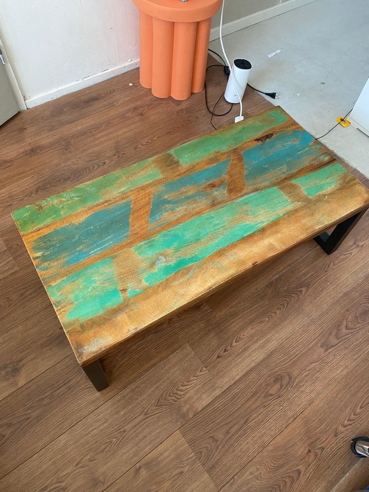 Salontafel, Huis en Inrichting, Tafels | Salontafels, Ophalen, Gebruikt, 100 tot 150 cm, 50 tot 100 cm