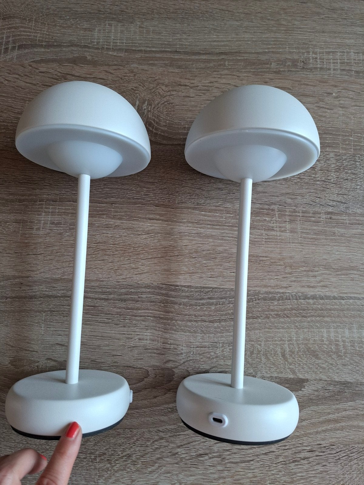 2 oplaadbare lampjes van Action - perfecte staat, Huis en Inrichting, Ophalen, Overige merken, Wit, Draadloos