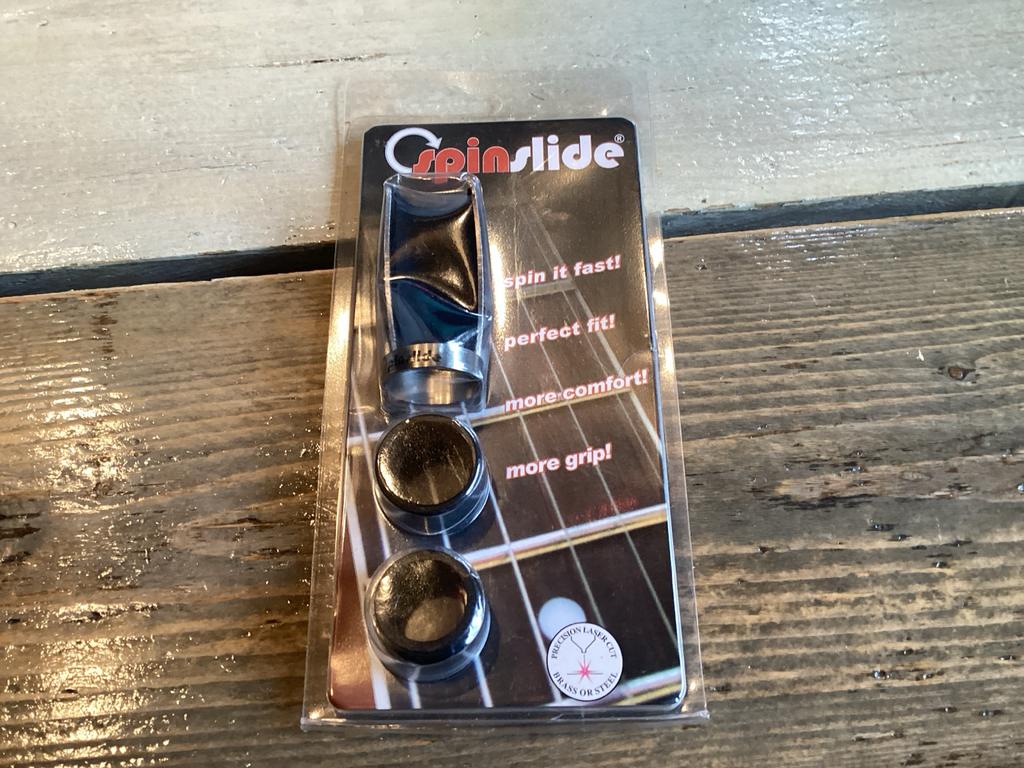 SpinSlide Gitaar Slide met Grip - Chroom, Muziek en Instrumenten, Instrumenten | Toebehoren, Nieuw, Elektrische gitaar, Ophalen of Verzenden