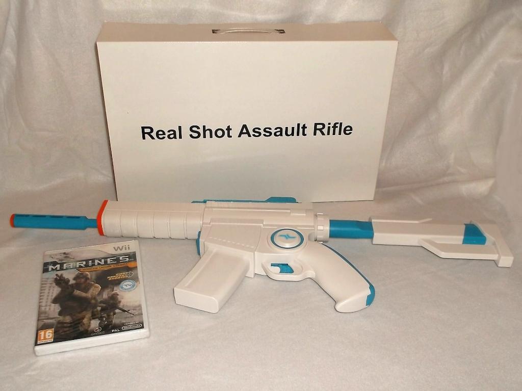 Marines Modern Urban Combat + Rifle (Nintendo Wii), Shooter, Verzenden, 2 spelers, Zo goed als nieuw