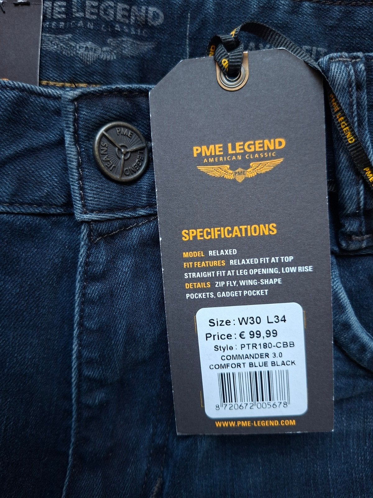 PME LEGEND Commander 3.0 jeans W30 L34, Kleding | Heren, Spijkerbroeken en Jeans, Blauw, Pall Mall PME Legend, Nieuw, W32 (confectie 46) of kleiner