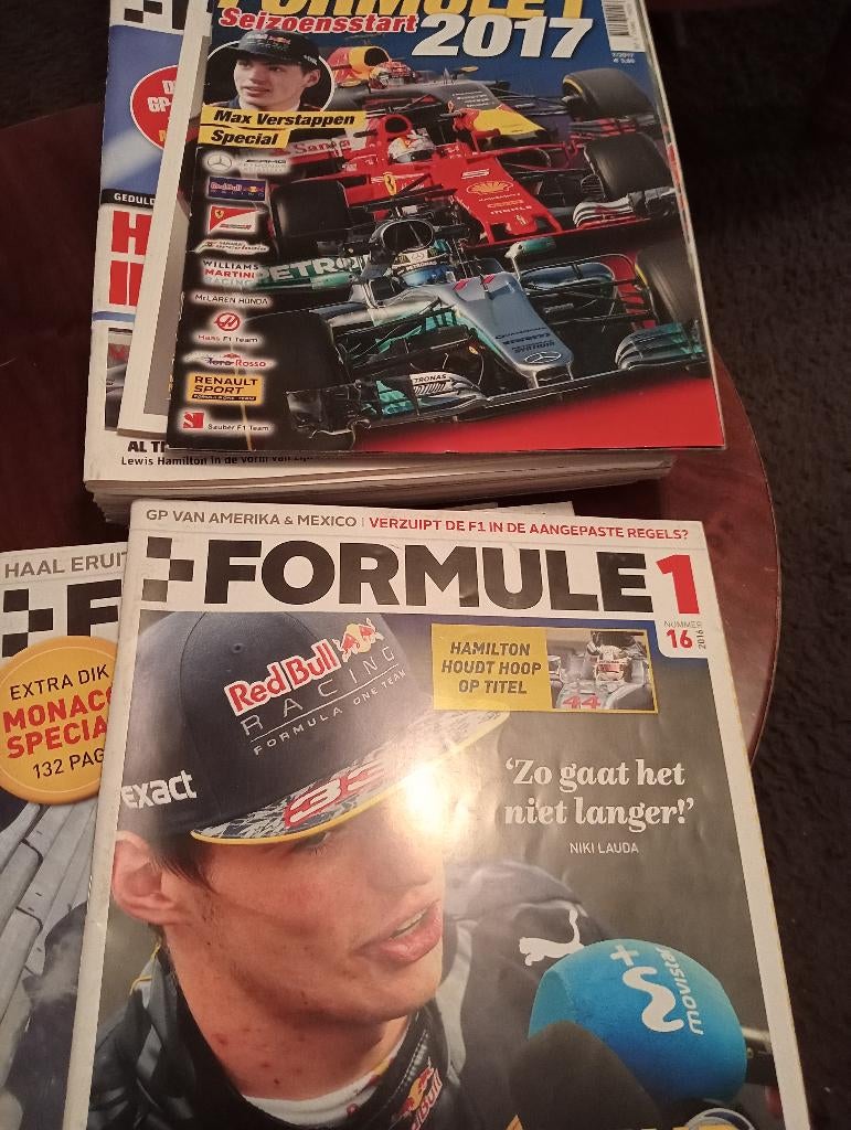 Oude Formule 1 bladen Max Verstappen, Verzamelen, Automerken, Motoren en Formule 1, Ophalen of Verzenden, Zo goed als nieuw, Formule 1