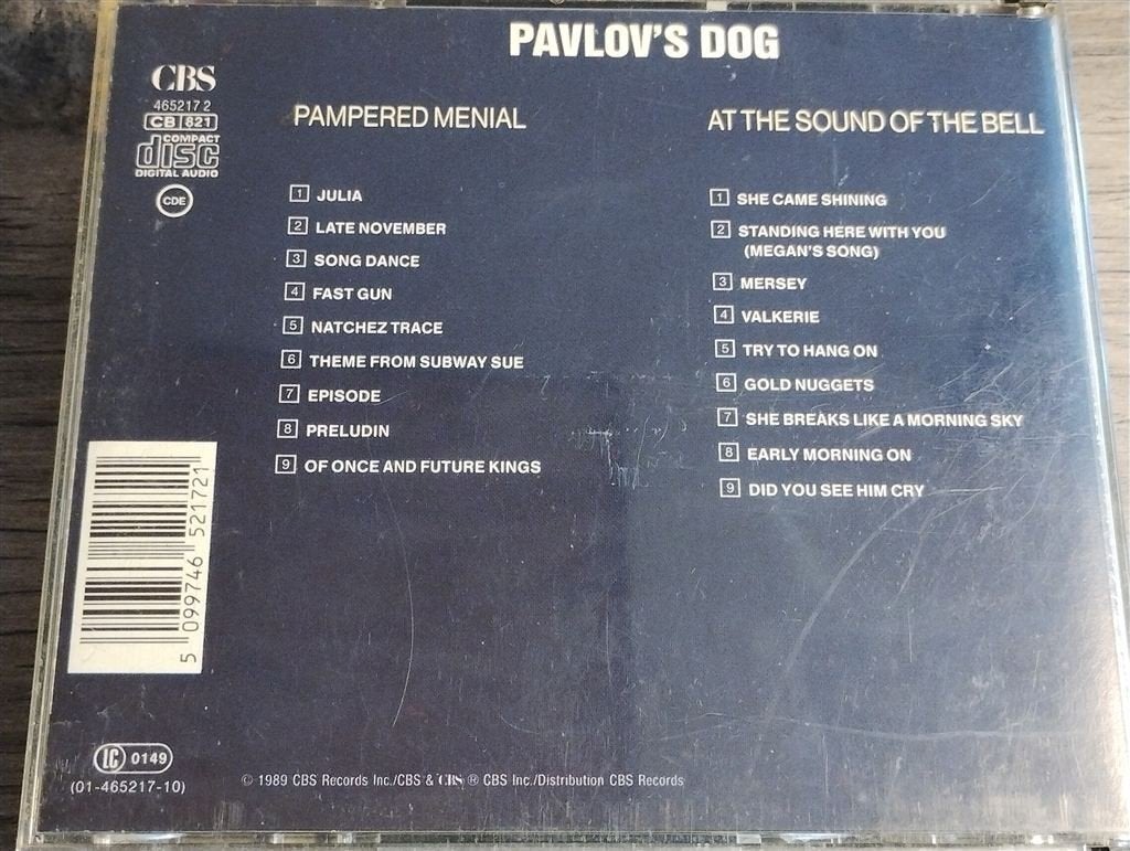 Pavlov's Dog ‎– Pampered Menial & At The Sound Of The Bell, Ophalen of Verzenden, Gebruikt, Poprock