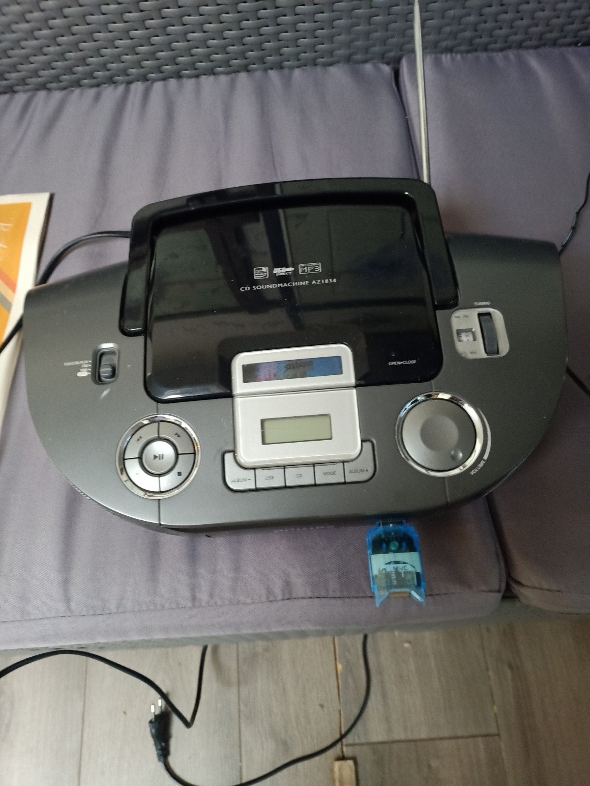 Philips AZ1834/12 Draagbare CD Soundmachine met Radio, Ophalen of Verzenden, Gebruikt, Radio, Met cd-speler